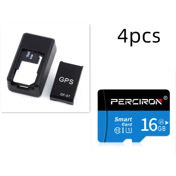 Car Tracker Magnetic Mini Car Tracker GPS Real Time Tracking Locator Device Recordable Anti-lost Rechargeable Locator